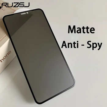 RUZSJ Matinis Anti spy Stiklo Iphone 12 Mini Pro 11 Max Atgal Screen Protector, Grūdintas Anti Akinimo Stiklo Iphone 12 Pro Max