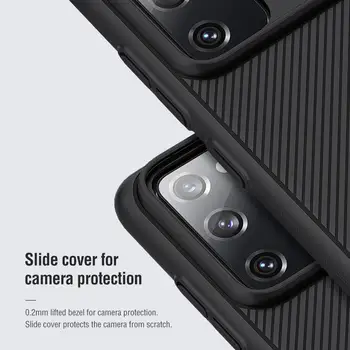 Samsung Galaxy S20 FE 2020 Atveju Nillkin CamShield Atveju Skaidrių Kameros Apsaugos Dangtelis, skirtas 