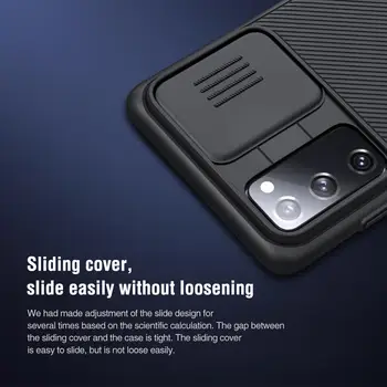 Samsung Galaxy S20 FE 2020 Atveju Nillkin CamShield Atveju Skaidrių Kameros Apsaugos Dangtelis, skirtas 