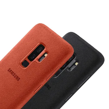 SAMSUNG Originalus Anti-knock europos sąjungos Oficialusis Telefono dėklas Samsung Galaxy S9 G9600 S9+ S9 Plus S9Plus G9650 Alcantara Telefono Dangtelį Atveju