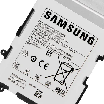 Samsung Originalus SP3676B1A Baterijos Samsung Galaxy Tab 10.1 S2 10.1 N8000 N8010 N8020 P7510 P7500 P5100 Tab 7000mAh Baterija