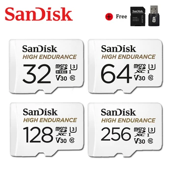 SanDisk DIDELĖS IŠTVERMĖS Micro SD 128 GB 64GB 32GB 256 GB 