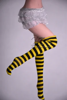 SANDĖLYJE 1/6 masto Moterų veiklos paveikslas TBLeague knee-high dryžuotos kojinės JO LĖLĖS tilpti 12 colių moteriška figūra kūno
