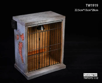 Sandėlyje Karšto parduoti TWTOYS TW1919 1/12 Kalėjimo Scenos Reikmenys Jailhouse Blockhouse Šviesos ir Tinka Joker Pav.