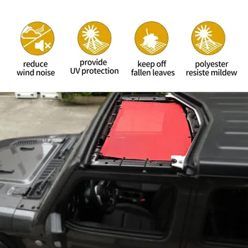 Sansour Automobilio Stogo Akių Bikini Viršų, skėtį nuo saulės Padengti UV Saulės Pavėsyje, Tinklinio Jeep Wrangler JL Gladiatorių 2018+ Automobilių Reikmenys Stilius