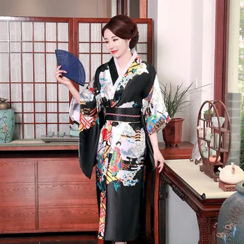 Seksualus Comtumes Moteris Sleepwear Vasaros Suknelė Japonijos Yukata Maudymosi Chalatas, Japonų Stiliaus Kimono Šalies Pižamą Spa Masažas Suknelė