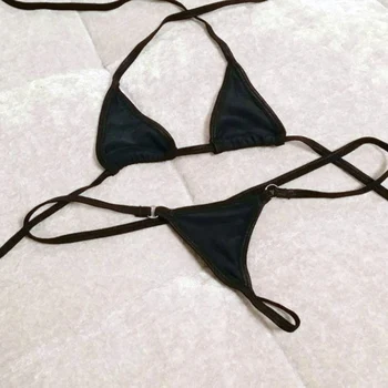 Seksualus Kietas Skaidrus Mikro Bikinis 2019 Karštą Vasaros Moterų Extreme G-String Dirželius Maudymosi Kostiumas, Paplūdimio Kaitintis maudymosi Kostiumėliai