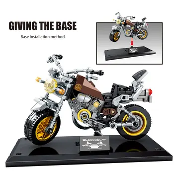 SEMBO Miestas Kūrėjas Off-road Motociklo Modelio Blokai įrangos pardavimas, biuro įrangos Motociklo 