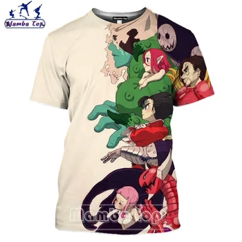 Septynios Mirtinos Nuodėmės, Marškinėliai 3D Spausdinimo Anime Hawk Vyrų Marškinėlius trumpomis Rankovėmis Moterims Tees Viršūnes vyriški marškinėliai Hip-Hop Sportiniai E002