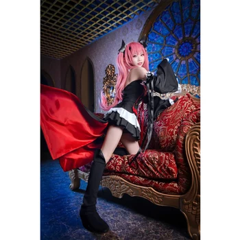 Seraph pabaigos Krul Tepes Anime Cosplay Kostiumai, Lolita Dress Vampyras Uniformas 6 Vienetų Rinkinys, Skirtas Halloween Carnival