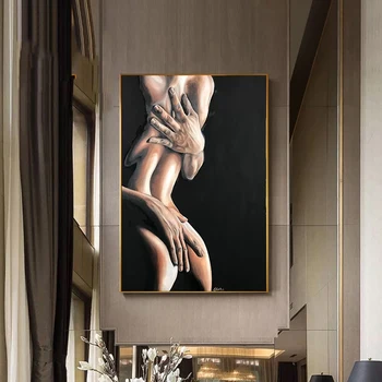Sexy Nude Plakatus Spausdina Moterų Drobės Paveikslai Aliejaus Tapybai Šiuolaikinio Kambario Apdaila, Sienos Paveiksl Namų Miegamajame Cuadros