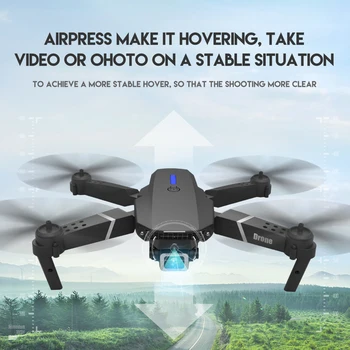 SHAREFUNBAY E525 drone 4k HD plataus kampo dual camera 1080P WIFI visual padėties aukštis išlaikyti rc drone sekite mane rc quadcopter