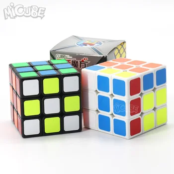 Shengshou Legenda 3x3 Magic Cube Greičio Įspūdį Juoda Balta Lipdukas 56mm Konkurencijos Kubeliai Žaislai Pradedantiesiems Vaikai cubo 3x3x3 Kubas