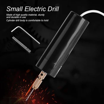 SHGO KARŠTA-USB Mini rankinis Grąžtas Elektros rankinis Grąžtas, Medžio plokštės Plastikas Pearl Kristalų Klijai, Perforavimo Mašina,su 13Pcs Bitai