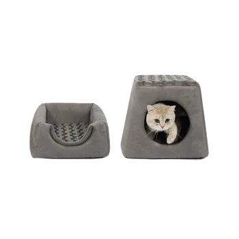 SHUANGMAO Išardomi Naminių Kačių Urvas Lova Šiltas Veislynas Namas, Maži Šunys Sofa Kilimėliai Kačiukai Lango Miega Lizdą Patalpų Produktus