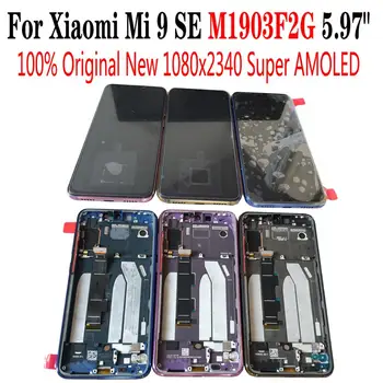 Shyueda Originali Nauja Super AMOLED 1080x2340 Super Xiaomi Mi 9 SE Mi9 SE M1903F2G 5.97