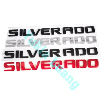 SILVERADO Automobilių Galinis Kamieno Dangčio Emblema Iškabos Ženklelis Chevy 1500 2500 3500