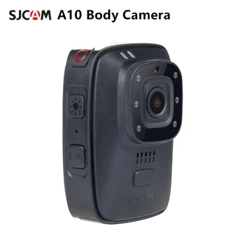 SJCAM A10 Kūno Kamera Nešiojamų Teisėsaugos Prisegus Kamera IR-Cut B/W Įjungti Naktinio Matymo Lazerinis Infraraudonųjų spindulių Lempa Veiksmo Kameros