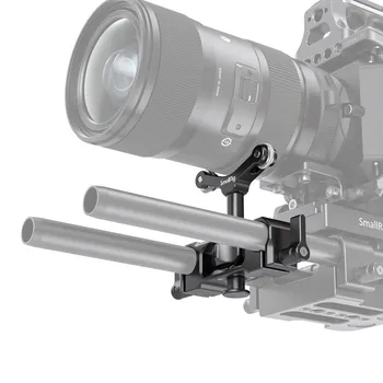 SmallRig universalus 15mm LWS lazdele mount objektyvas paramos DSLR Fotoaparatas Reguliuojamas 15mm Geležinkelių Palaikymo Sistema 2727