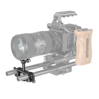 SmallRig universalus 15mm LWS lazdele mount objektyvas paramos DSLR Fotoaparatas Reguliuojamas 15mm Geležinkelių Palaikymo Sistema 2727