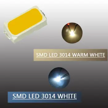 SMD3014 100vnt 3014 SMD LED Ryškiai Balta/ Šiltai Balta Led 1/35 NAUJAS modelis traukinio geležinkelio modeliavimas