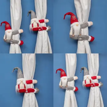 Snaigės Lėlės Kalėdų Užuolaidų Sagtis Kalėdų Langų Dekoracijas, Animacinių Filmų Užuolaidų Bakų Tvirtinimo Užuolaidų Kablys Kalėdų Dekoracijos