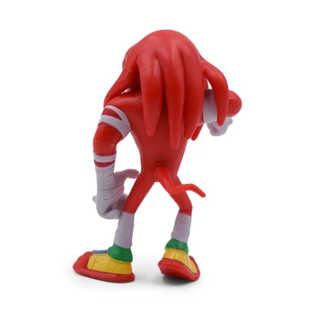 Sonic 6piece/set Lėlės Anime Pav Žaislai 4st Kartos Bumas Retas Dr Eggman Šešėlis PVC Žaislas Vaikams Simbolių Dovana 4-7cm