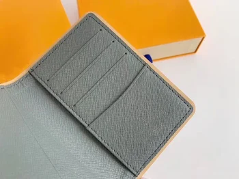 Specialusis leidimas kišenėje piniginės kreditinės kortelės turėtoją, pagaminti iš prabangių kokybės aukštos klasės pilka drobės audinys