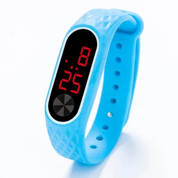 Sporto Laikrodžiai Moterims, Vyrams, Skaitmeninis Displėjus, LED Watch Paprastas Energijos Taupymo Silikono Spalvotų Apyrankių Smart Žiūrėti