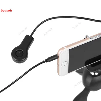 Stabili viela-reguliuojamas kameros plug and play selfie lazdele Stovo mobiliojo telefono Nuotrauka valdymo linija, CD50 T07