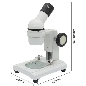 Stereo Mikroskopas, 20X 40X Monokuliariniai Skrodimo Mikroskopu Švietimo Laboratorijoje Mikroskopu IKI Įvaizdį PCB Tikrinimo