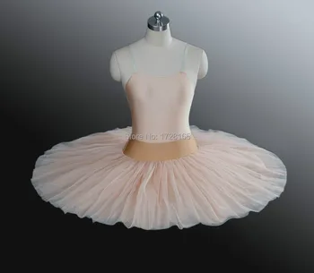 Suaugusiųjų Baleto Pusė Tutu Mergaičių Klasėje Dancewear Vaikas White/Black/Pink/Red Šokių Tutu Sijonas Mokymo AT1005