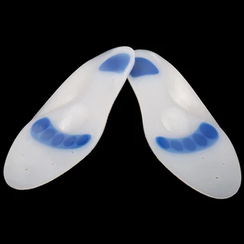 Super minkštas medicininio silikono gelio vidpadis batų padas pėdos Padų Fascitas pagalvėlė calcaneal paskatinti smūgio absorbcijos vidpadis S03