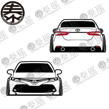 TAIYAO automobilių optikos sporto automobilių lipdukas Toyota 2013-2018 M. Camry SE XSE 2VNT automobilių aksesuarai ir auto lipdukai lipdukas