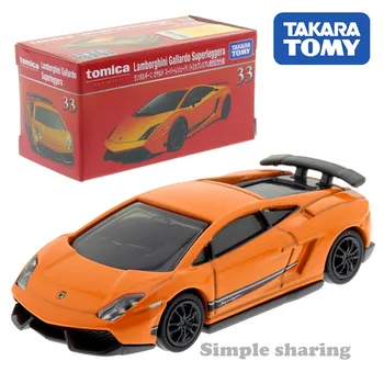 Takara Tomy Tomica Premium Nr. 33 Lamborghini Gallardo Superleggera Orange Masto 1/62 Automobilių Vaikams, Žaislai, Variklinių Transporto Priemonių Diecast Modelis