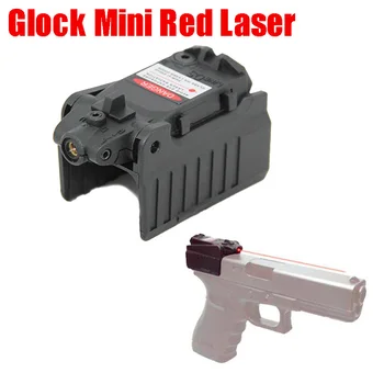 Taktinis Kompaktiškas Glock Raudonas Lazerinis Pistoletas Lazerinis taikiklis Už Glock 17 18C 19 22 23 25 26 27 28 31 32 33 34 35 37 Serija