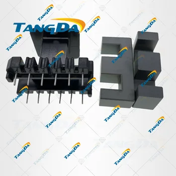 TANGDA EE50 core EE Ritę magnetinis branduolių + skeleto minkštųjų magnetizmo feritai magnetinio branduolių 6+6pin 12P SMPS RF Transformatoriai Q