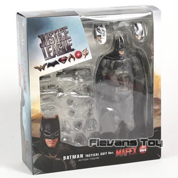 Teisingumo Lyga Dark Night Bruce Wayne MAFEX 064 Taktinis Kostiumas PVC Veiksmų Skaičius, Dervos Kolekcijos Modelis Žaislas, Lėlė