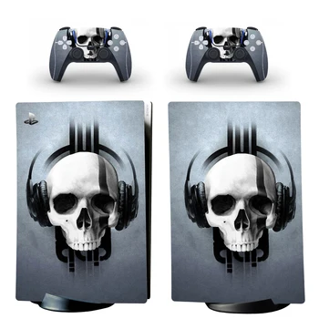 Teroro Stiliaus PS5 Digital Edition Odos Lipdukas Playstation 5 Konsolės Ir 2 Kontroleriai Vinilo Decal Apsaugines Odos 4