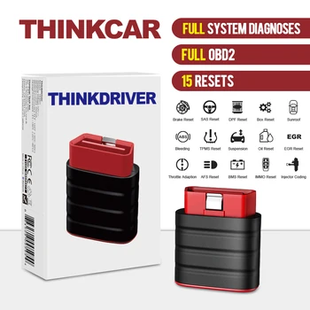 Thinkcar Thinkdriver OBD2 Automobilių Skeneris 15 Reset Automobilių Pilnas Sistemos Diagnostikos Įrankis, Skaityti, Aišku, Kodas Auto 3 VIN Nemokamai PK AP200