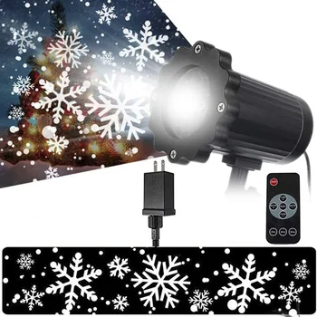 Thrisdar Snaigės Kalėdų Projektoriaus Lemputė Su Nuotolinio Lauke Sningant LED Projektoriaus Lempa partijų Vestuvių Sodo Dekoro