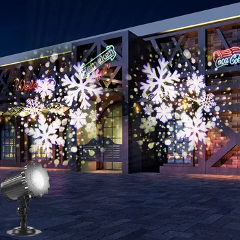 Thrisdar Snaigės Kalėdų Projektoriaus Lemputė Su Nuotolinio Lauke Sningant LED Projektoriaus Lempa partijų Vestuvių Sodo Dekoro