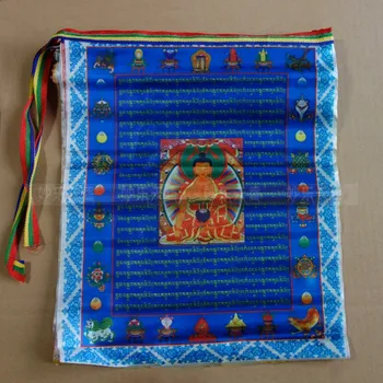 Tibeto Budistų malda vėliavas,Sutra atšaka,yra 10 vėliavas,Tibeto stilius, dekoratyvinis vėliava,iš viso 3meters, aiškiai modelis