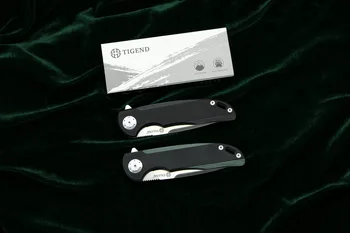 TIGEND CF1010 Taktika sulankstomas peilis D2 ašmenys G10 + plieno rankena kempingas medžioklės lauko išgyvenimo kišenėje Virtuvės peiliai edc įrankiai