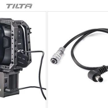 TILTA 5.5/2.5 mm DC Vyrų Elektros Laidas BMPCC 4K F970 Plokštė / Tilta baterija pagrindo, kad BMPCC 4K 6K fotoaparatas