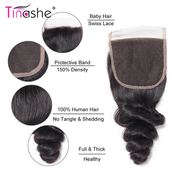 Tinashe Plaukų Brazilijos Plaukų Pynimas Ryšulius Su Uždarymo Remy Human Hair 3 Ryšulius Su Uždarymo Prarasti Banga Ryšulius Su Uždarymo