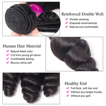 Tinashe Plaukų Brazilijos Plaukų Pynimas Ryšulius Su Uždarymo Remy Human Hair 3 Ryšulius Su Uždarymo Prarasti Banga Ryšulius Su Uždarymo