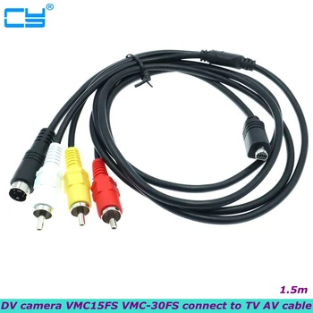 Tinka Sony DV vaizdo kamera VMC15FS VMC-30FS prijungti prie TV AV kabelis 3rca vaizdo kabelis, garso kabelis Sony HandyCam Kameros