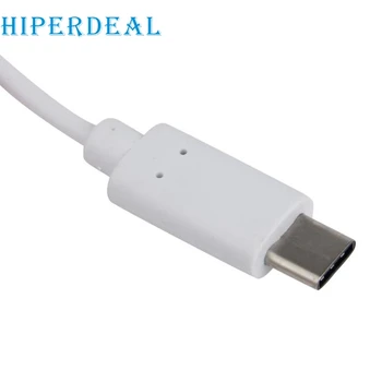Tipas-C 4-Port USB 3.0 Hub USB 3.1 Adapteriu KOMPIUTERIO 