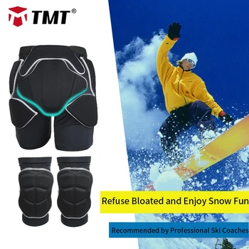 TMT 3D Klubo Krašto Gynėjas EVA Guard Poveikio Mygtukai Slidinėjimo Šortai, Kelnės Kelio Apsaugos Slidinėjimo Čiuožyklos Snieglenčių Kelio Kilimėlis Apsaugos